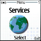 WAP Service Screen